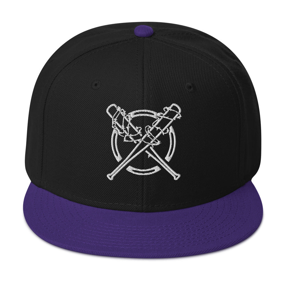 Barbed Wire Bats Snapback Hats