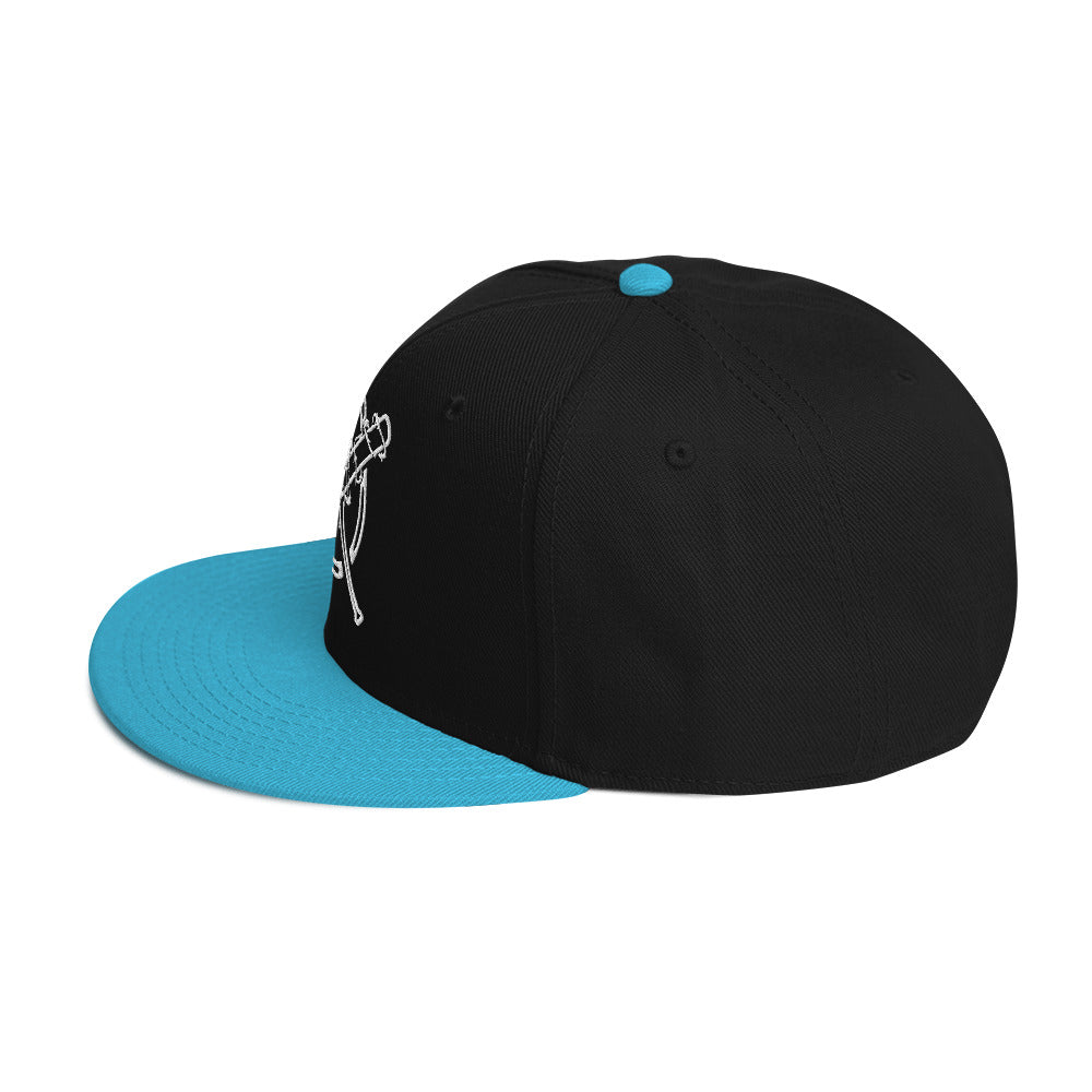Barbed Wire Bats Snapback Hats