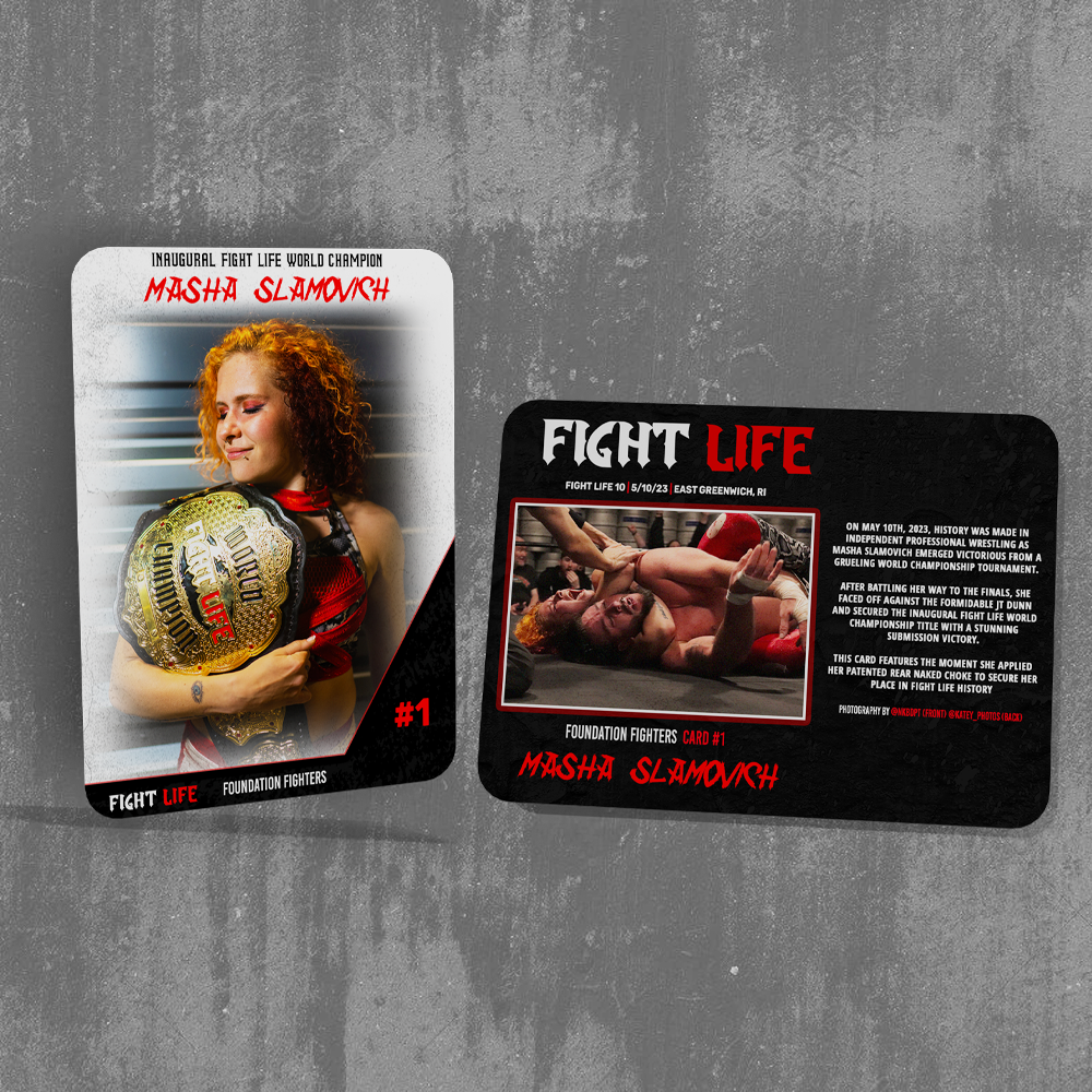FIGHT LIFE: Foundation Fighters Card #1- Masha Slamovich *Signed*