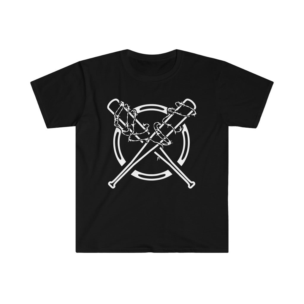 Barbed Wire Bats Unisex Softstyle T-Shirts