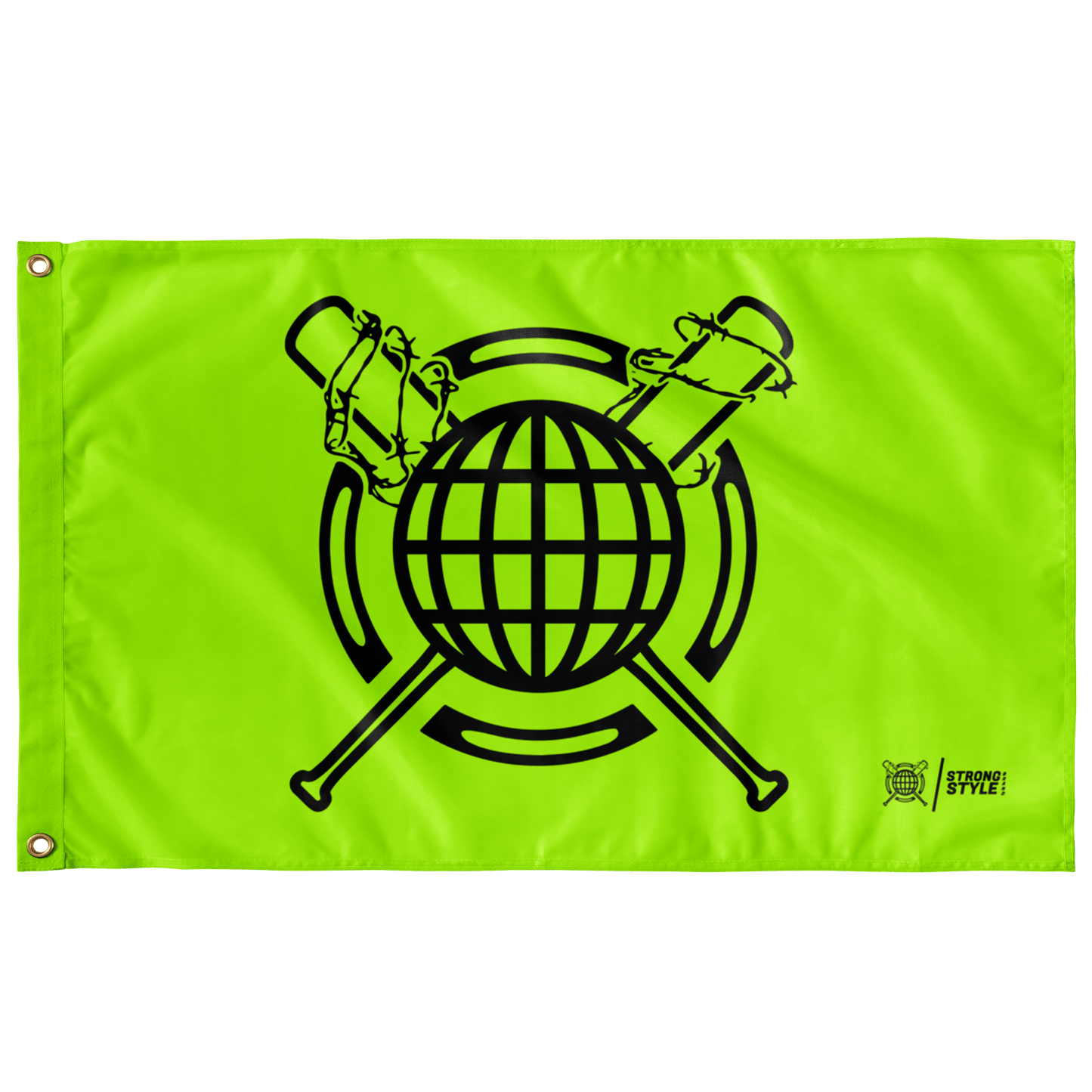 Global Bats Flag (Green)