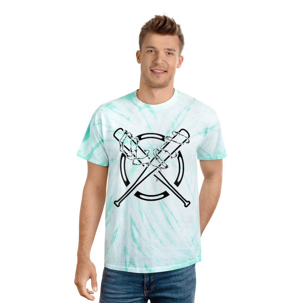 Barbed Wire Bats Cyclone Tie-Dye T-Shirt